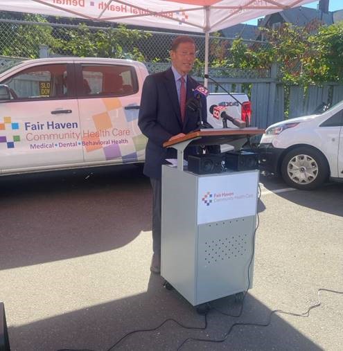 Blumenthal joined health providers and advocates in New Haven and Middletown to urge Congress to include critical funding to curb the monkeypox public health emergency in any forthcoming legislative package.